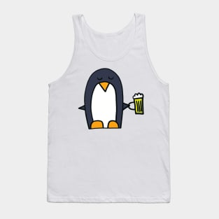 penguin with beer Tank Top